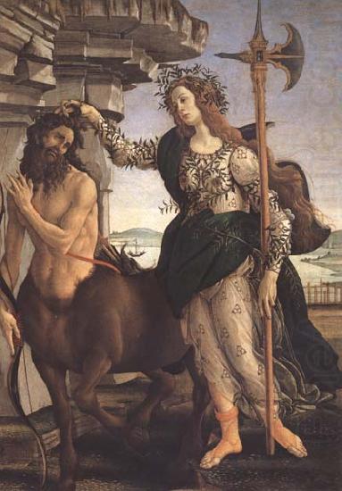 Pallas and the Centaur, Sandro Botticelli